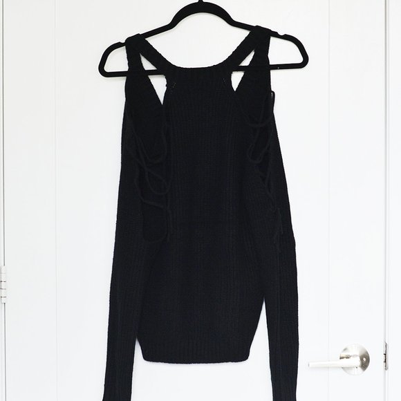 Missguided Lace Up Sleeve Sweater - Picture 3 of 6